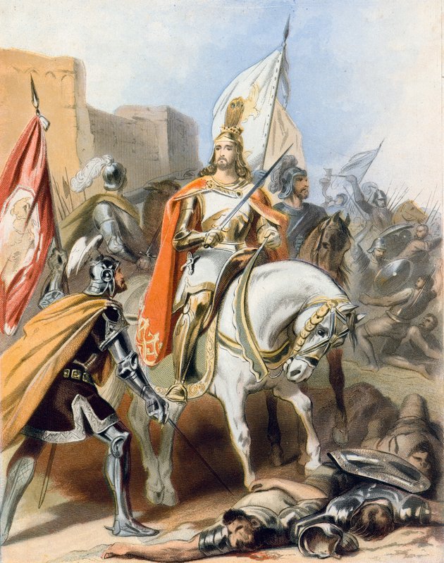De ontmoeting van Emmanuel en Kapitein Credence door Gustav Bartsch