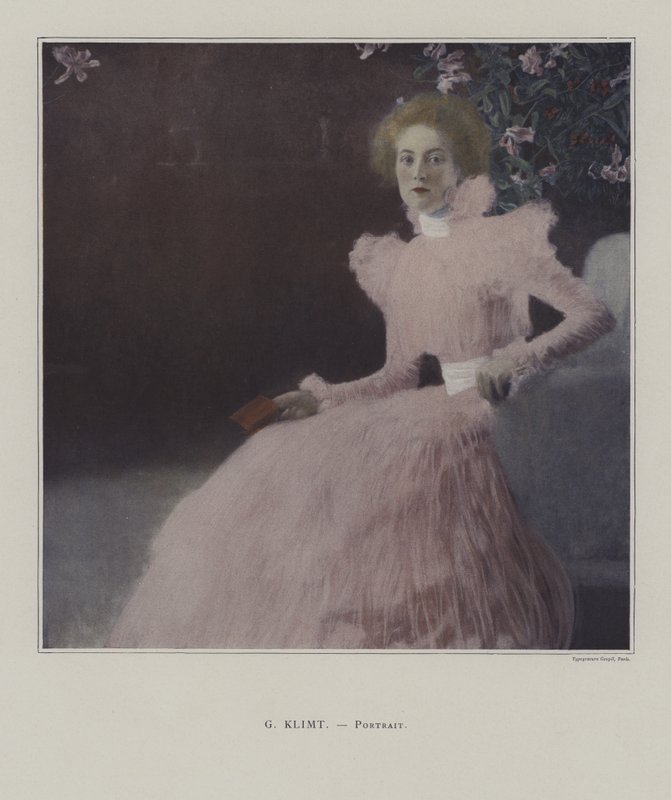 Portret van Sonja Knips door Gustav Klimt