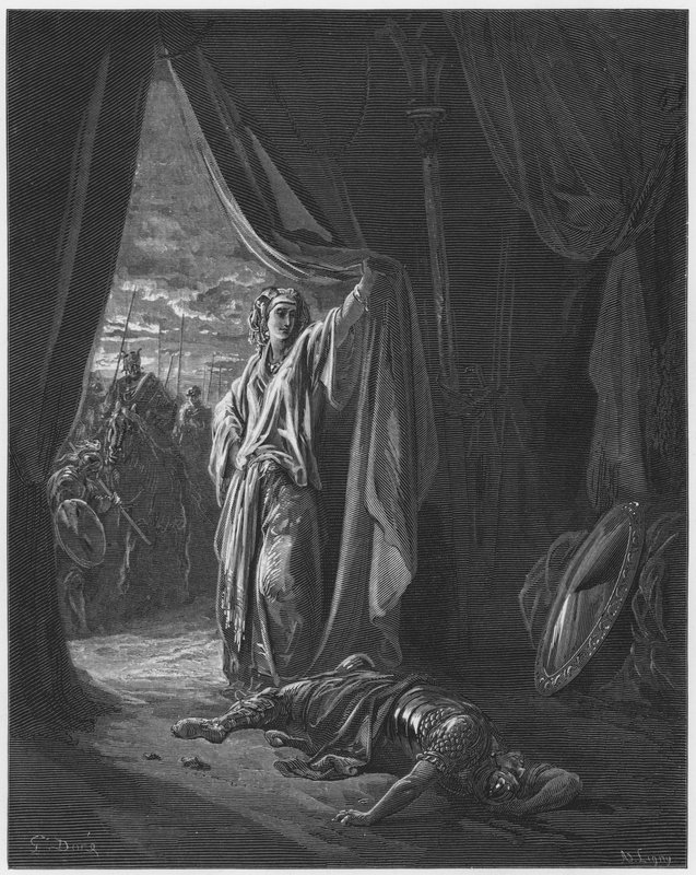 Jael en Sisera door Gustave Dore