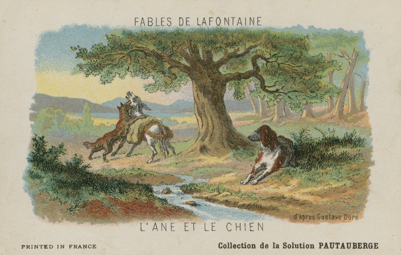 De Ezel en de Hond door Gustave Dore