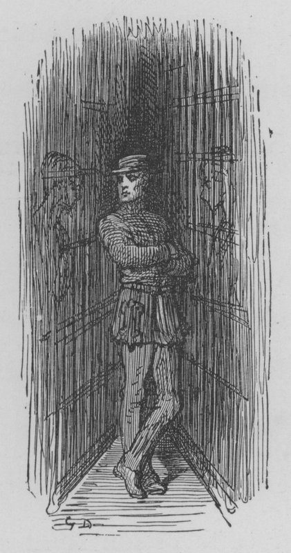 Gevangenbewaarder door Gustave after Dore