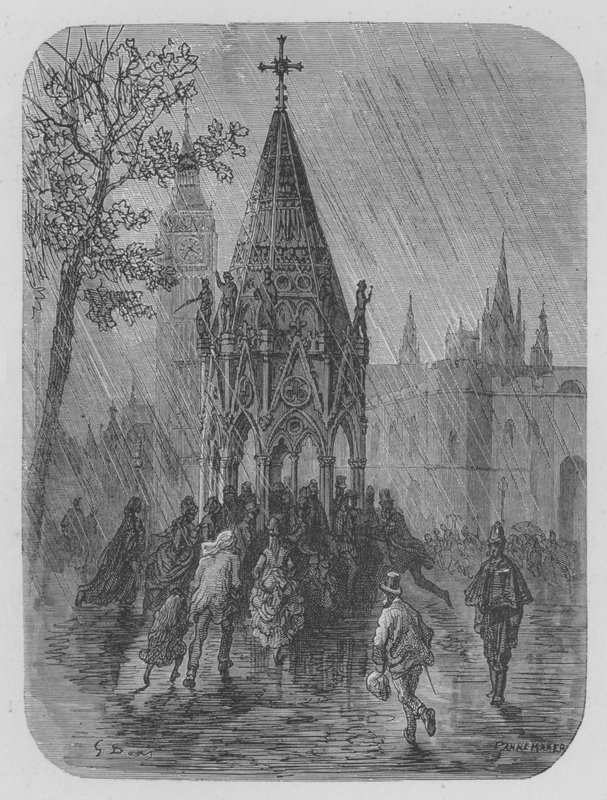 Het Regent door Gustave after Dore