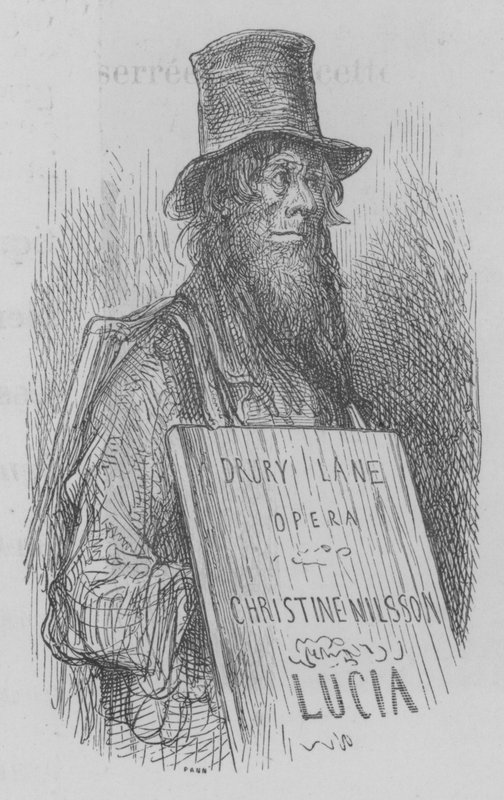 De Wandelende Affiche door Gustave after Dore