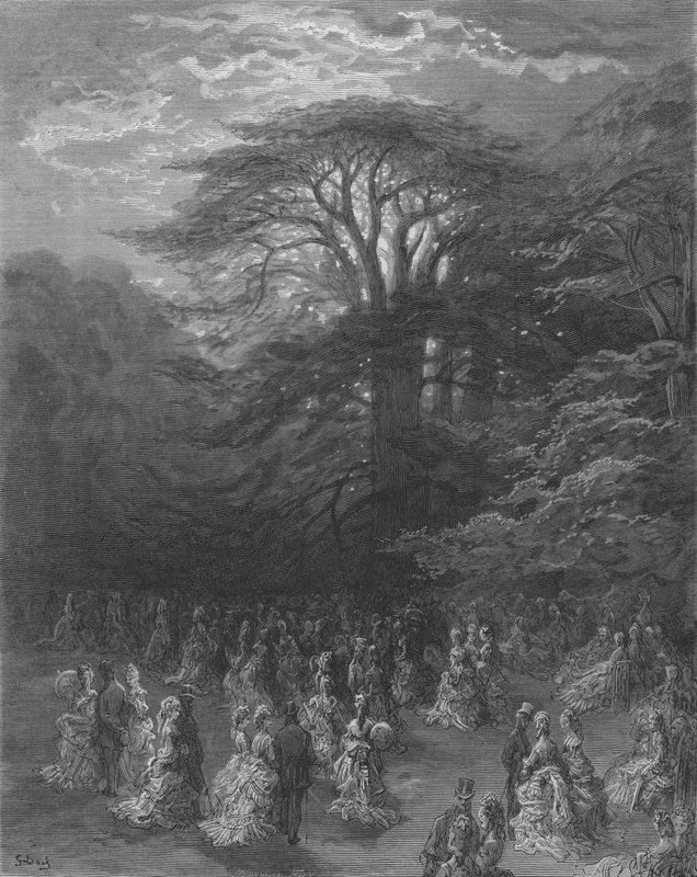 De Promenade door Gustave after Dore