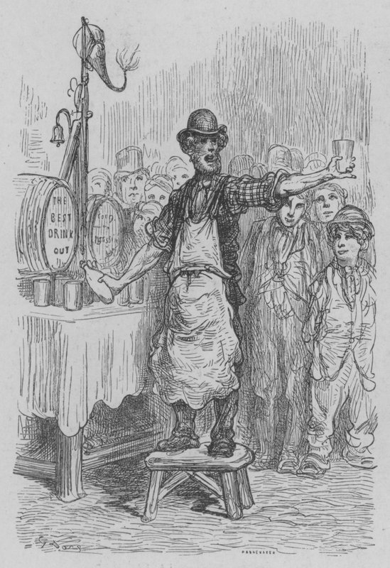 De Drankverkoper door Gustave after Dore