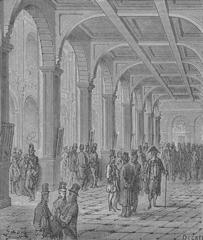Het Justitiepaleis door Gustave after Dore