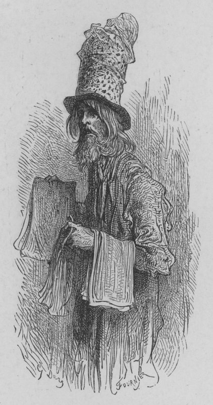 Verkoper Van Vliegenvangers door Gustave after Dore