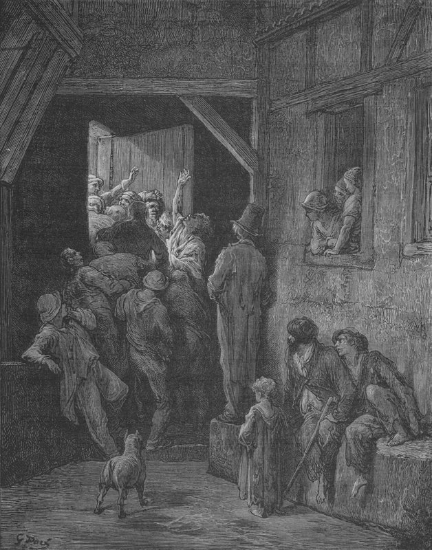 Ruzie In De Hel Van Londen door Gustave after Dore
