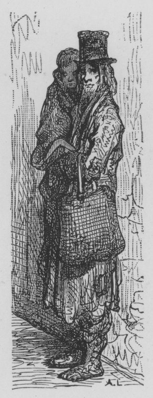 Een bedelaar door Gustave after Dore