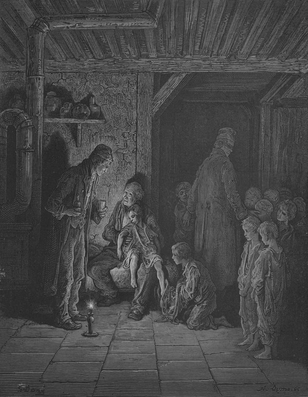 Een Toevluchtsoord door Gustave after Dore
