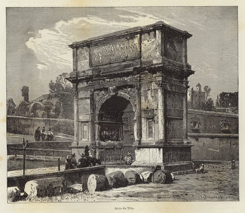 Boog van Titus door Gustave Bauernfeind