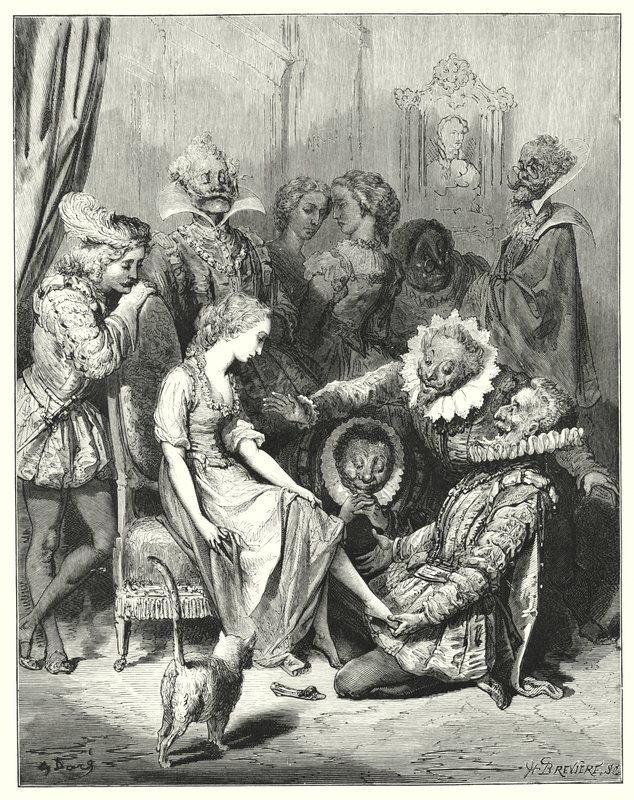 Cendrillon (gravure) door Gustave Dore
