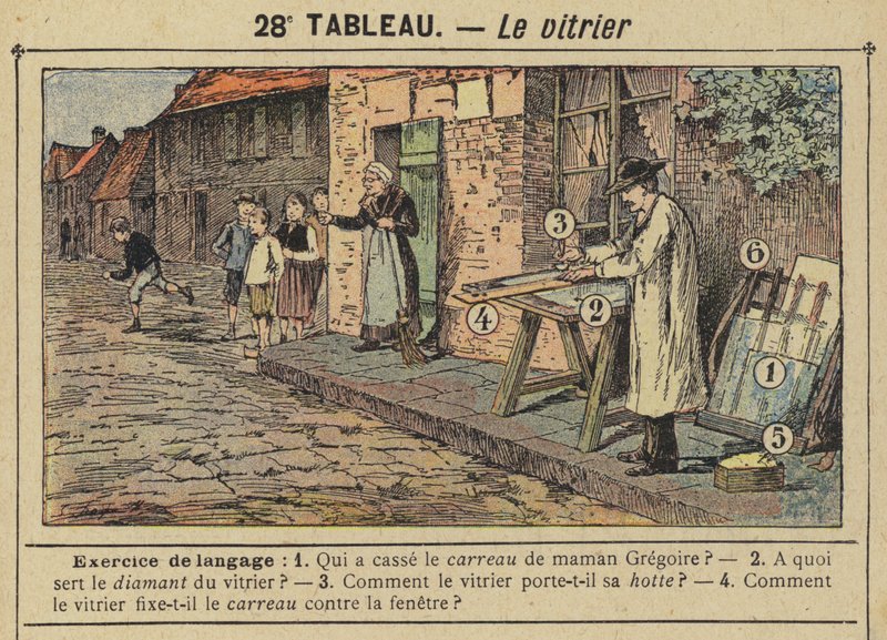 De glazenmaker door Gustave Fraipont