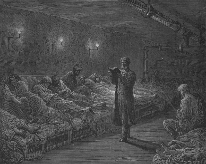 Een Lekenprediker door Gustave after Dore