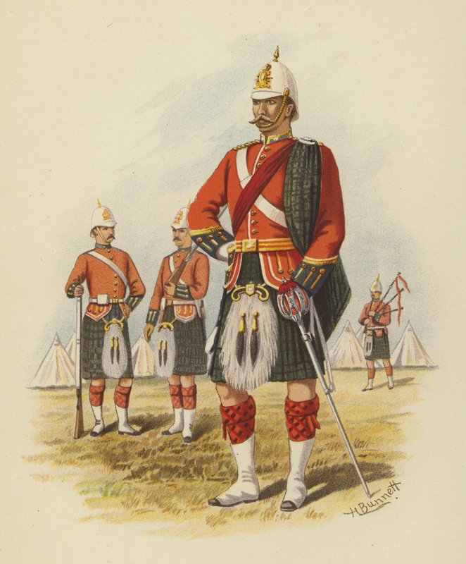 De 5e Royal Scots van Canada, Montreal door H. Bunnett