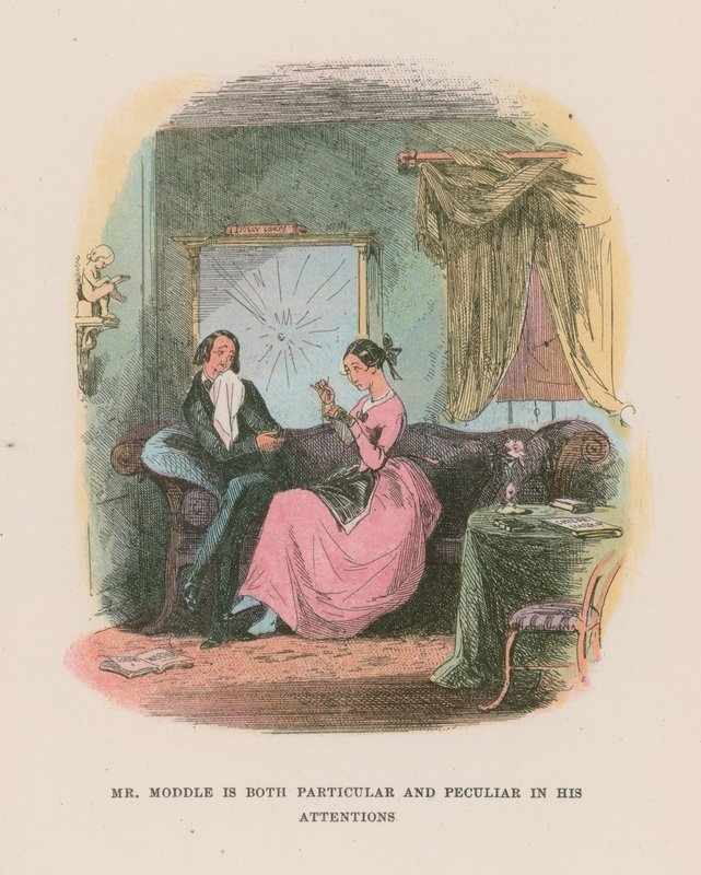 Illustratie voor Martin Chuzzlewit door Hablot Knight Browne