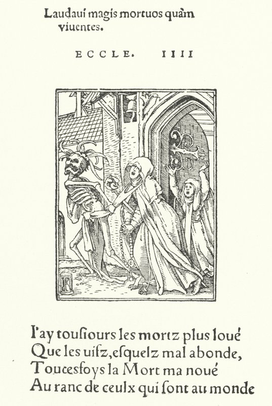 De abdis door Hans (after) Holbein the Younger