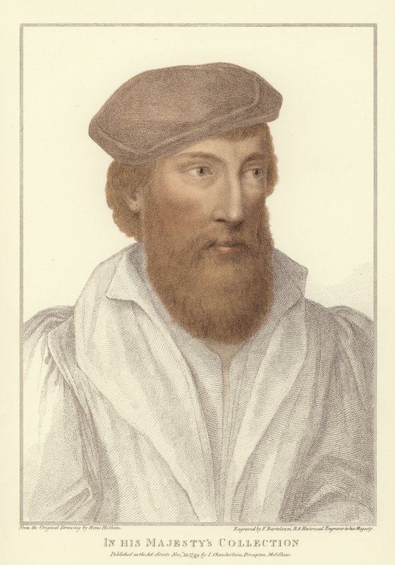 Anonieme man door Hans Holbein der Jüngere