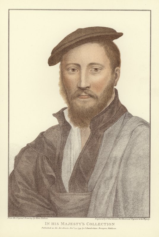 Anonieme man door Hans Holbein der Jüngere