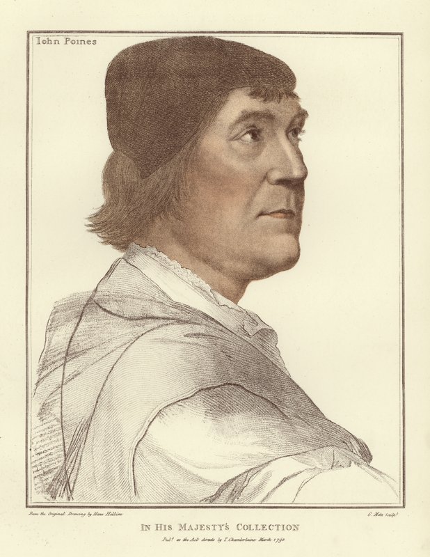 John Poines door Hans Holbein der Jüngere