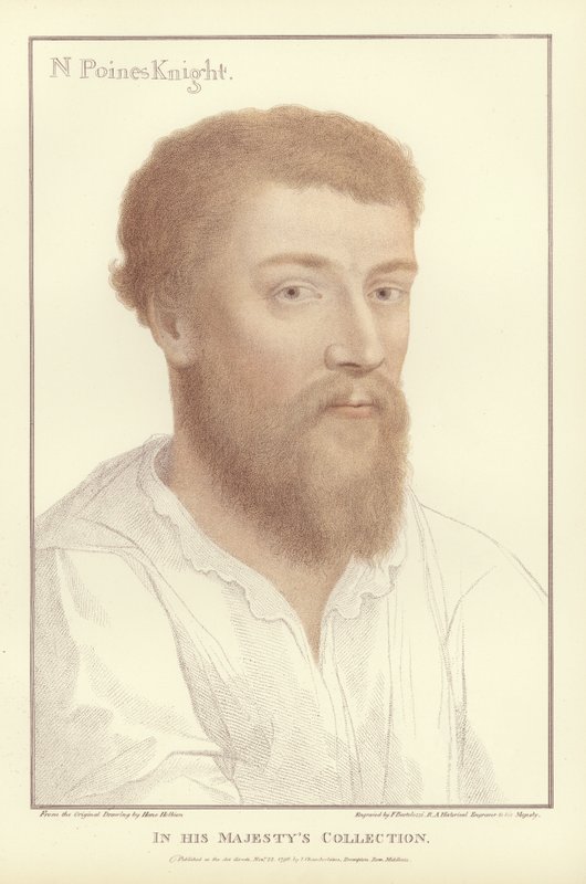 Sir Nicholas Poins door Hans Holbein der Jüngere