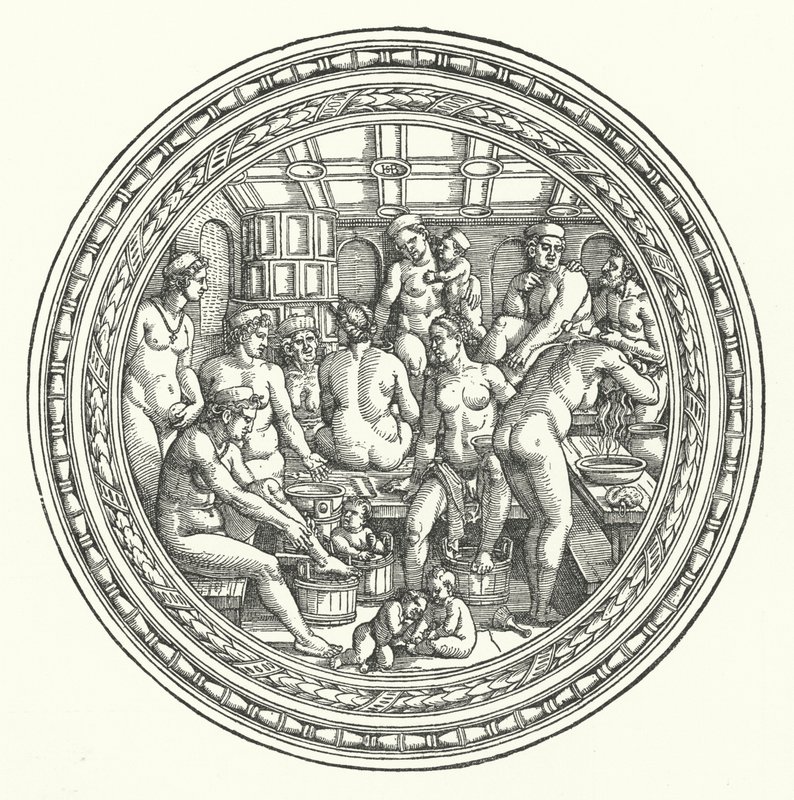 Het Vrouwenbad door Hans Sebald Beham