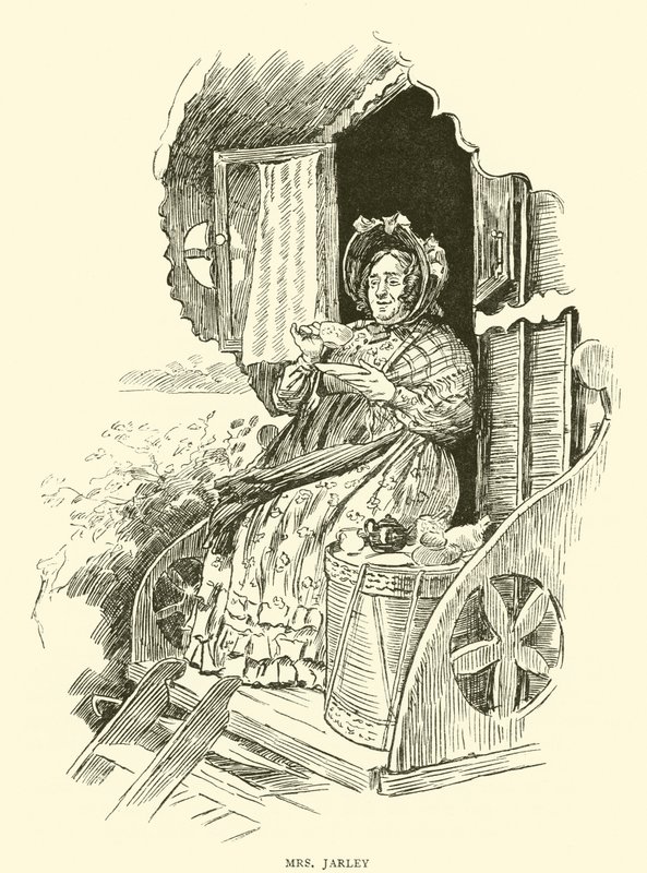 Mevrouw Jarley door Harold Copping