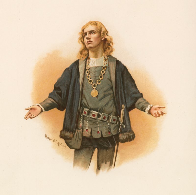 Hamlet door Harold Copping