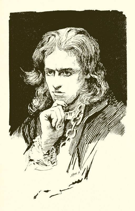 Hamlet, overpeinzend door Harold Copping