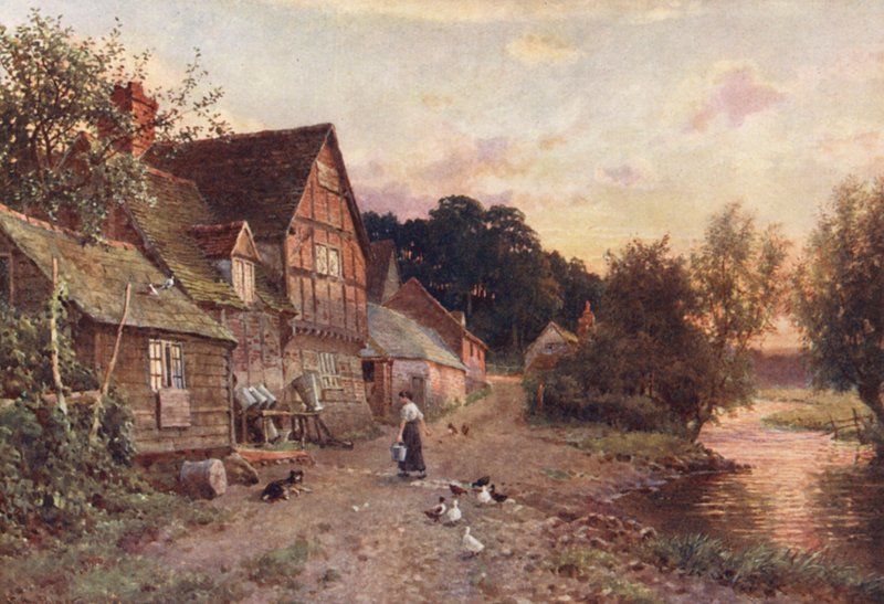Een Melkveebedrijf, Farnham door Harold Sutton Palmer