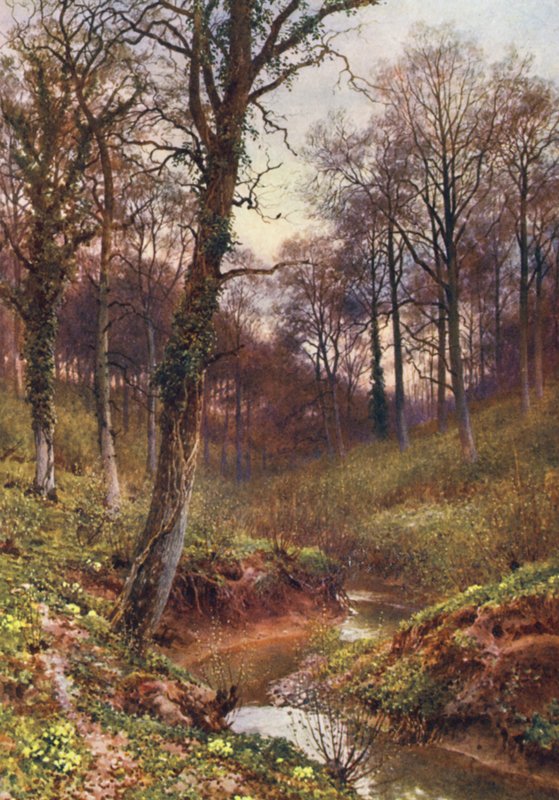 Avond eenzaamheid, Ockley door Harold Sutton Palmer