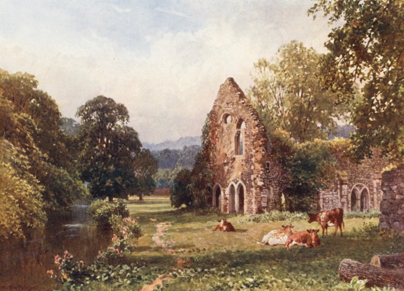 Waverley Abbey, nabij Farnham door Harold Sutton Palmer