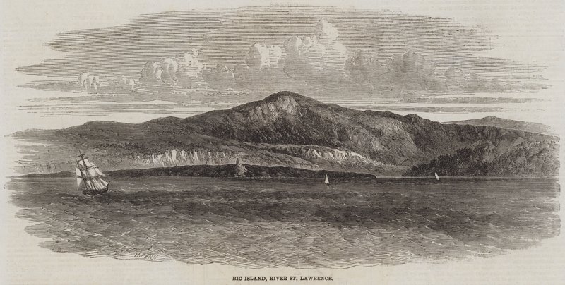 Bic Eiland, Rivier St. Lawrence door Harry Fenn