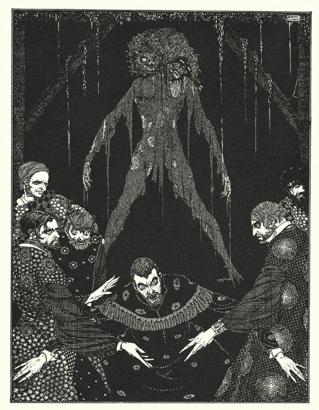 Edgar Allan Poe: De zwarte kat door Harry Clarke