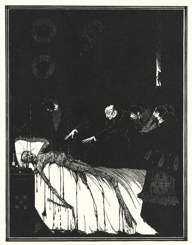 Edgar Allan Poe: De Oblong Box door Harry Clarke