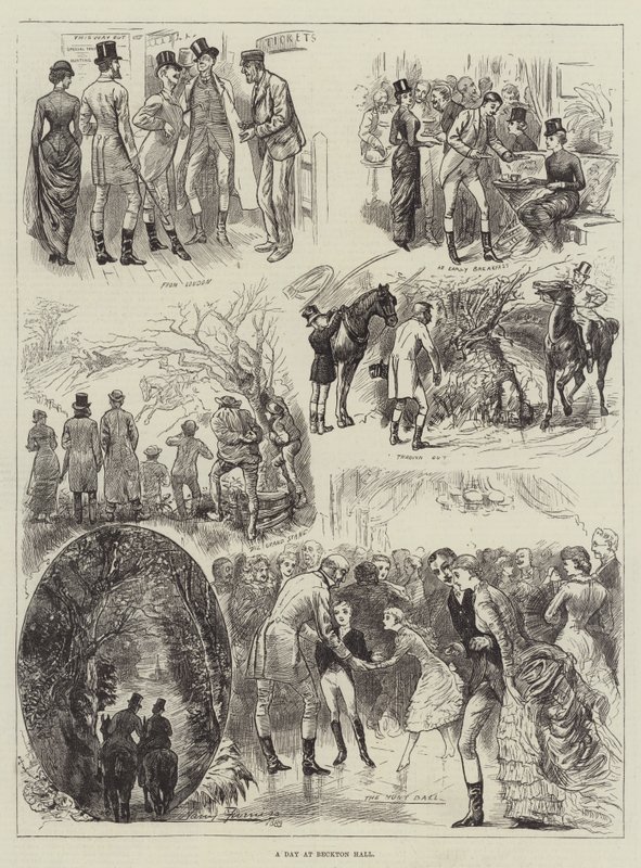 Een Dag op Beckton Hall door Harry Furniss