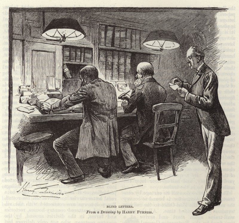 Blinde letters door Harry Furniss