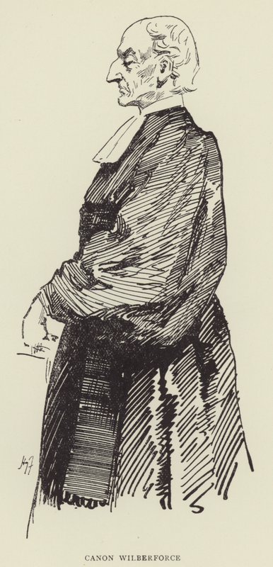 Canon Wilberforce door Harry Furniss