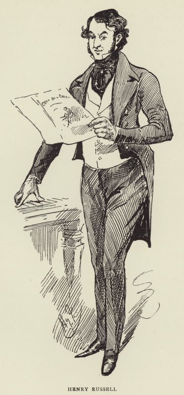 Henry Russell door Harry Furniss
