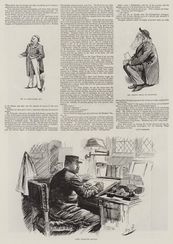 Leven in het Parlement, Vreemdelingen in het Huis door Harry Furniss