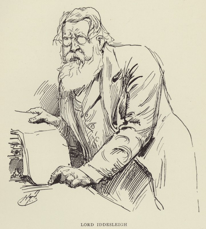 Lord Iddesleigh door Harry Furniss