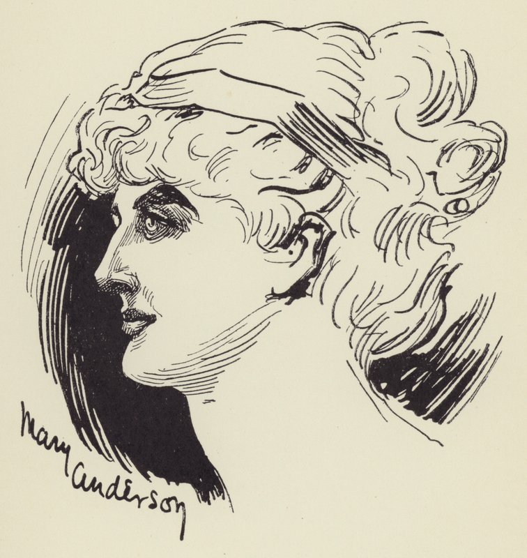 Mary Anderson door Harry Furniss