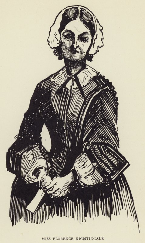 Juffrouw Florence Nightingale door Harry Furniss