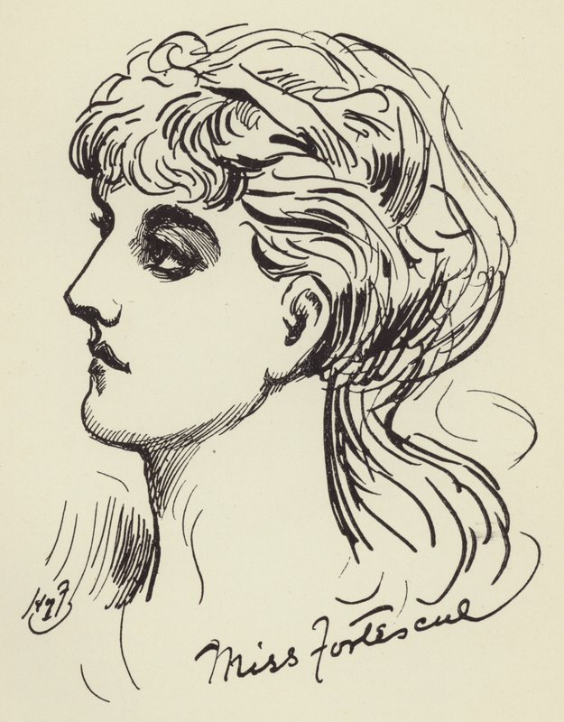 Miss Fortescue door Harry Furniss