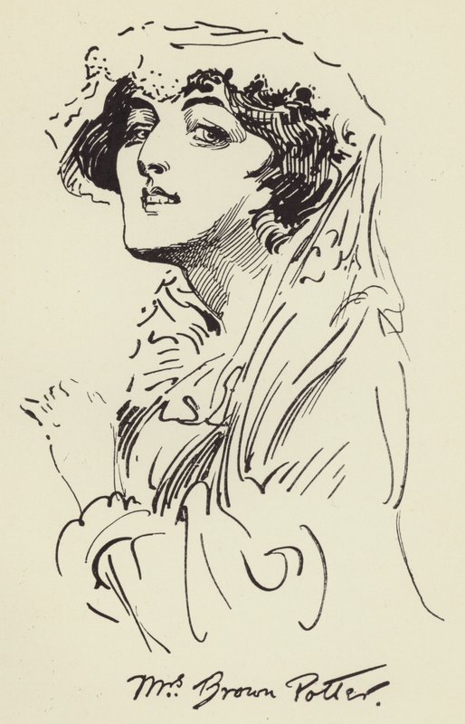 Mevrouw Brown Potter door Harry Furniss