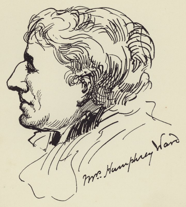 Mevrouw Humphrey Ward door Harry Furniss