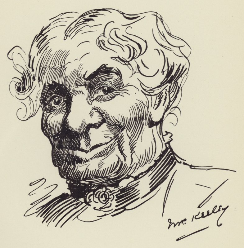 Mevrouw Keeley door Harry Furniss