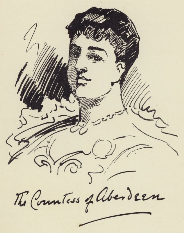 De Gravin van Aberdeen door Harry Furniss