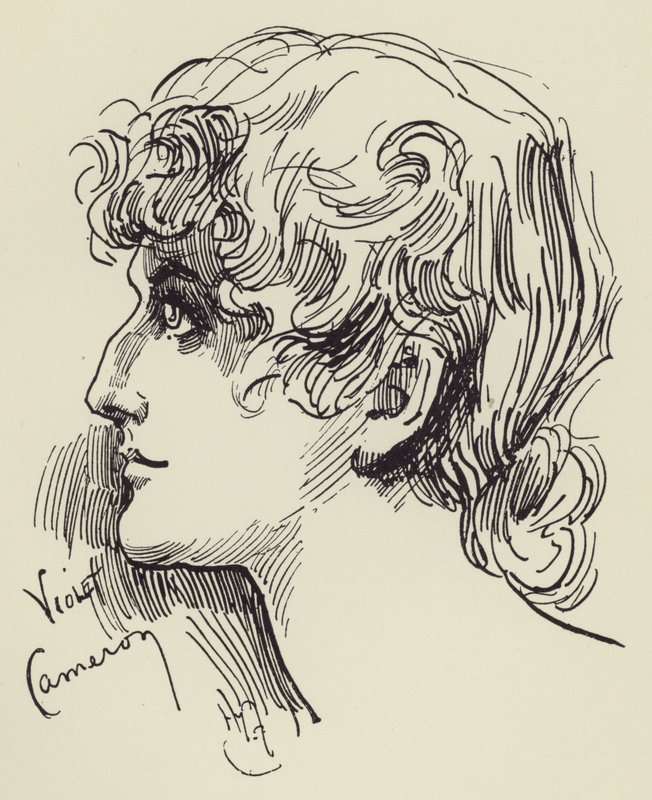 Violet Cameron door Harry Furniss