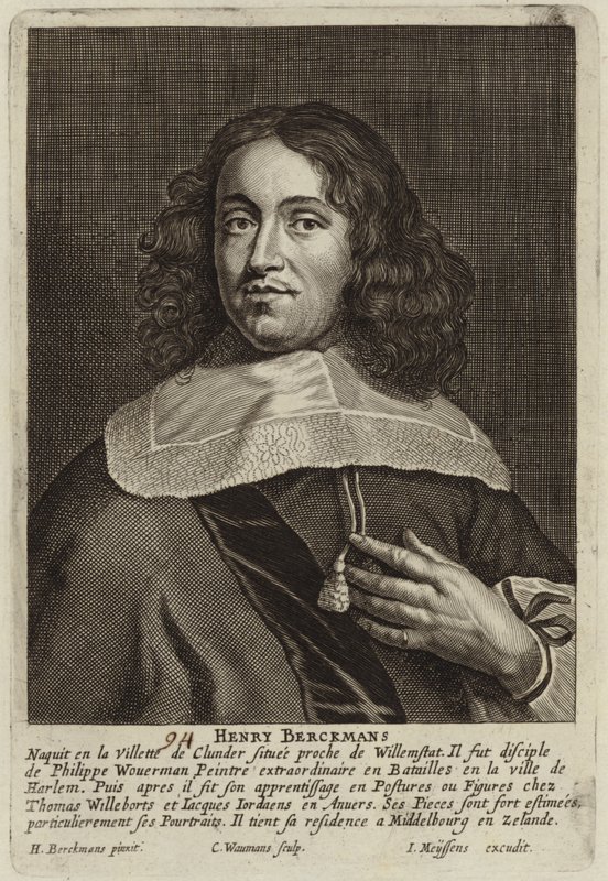 Portret van Hendrick Berckman door Hendrick Berckman